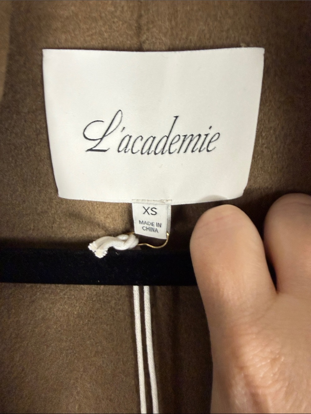 L'Academie Milly Wool Jacket in Olive Green - Picture 6 of 8